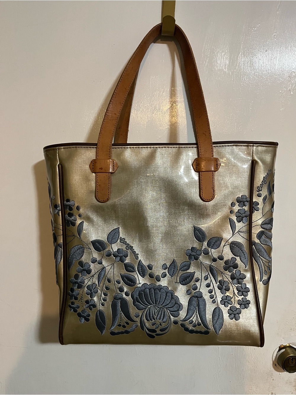 Consuela Champagne Valentina Tote